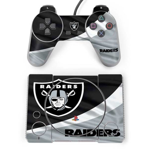 NFL Las Vegas Raiders PlayStation Classic Bundle Skin